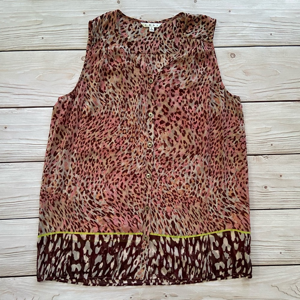 CAbi Beguile Button Up Blouse